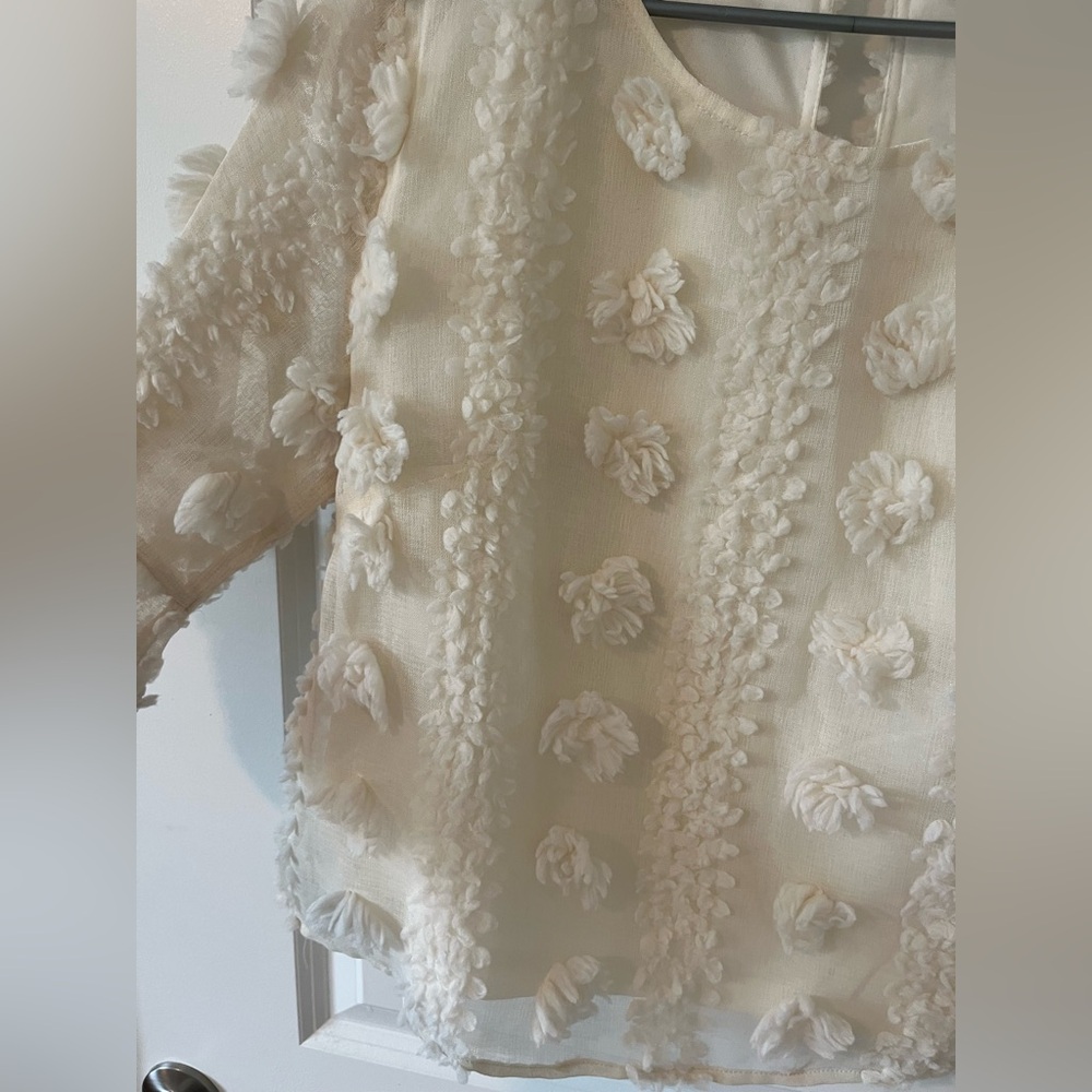 Swiss Dot Blouse - Picture 3 of 4